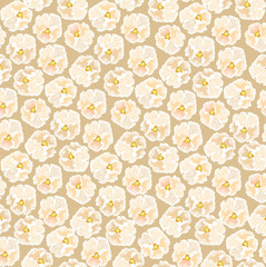 Букет из нежных цветов анютины глазки