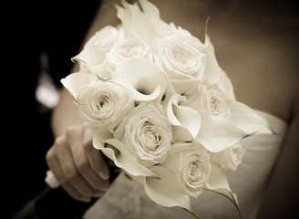 Vintage wedding bouquet