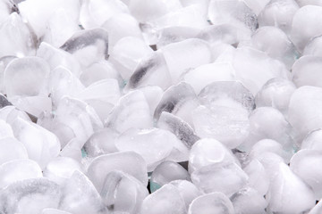 Fototapeta premium It is a lot of ice cubes