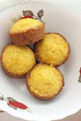 Traditional homemade brioche with carrot