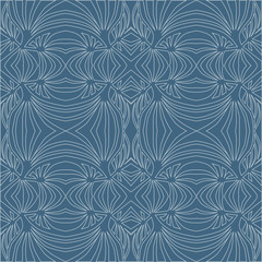 seamless pattern background from plant motifs in retro style