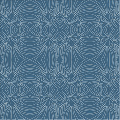 seamless pattern background from plant motifs in retro style
