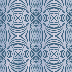 seamless pattern background from plant motifs in retro style