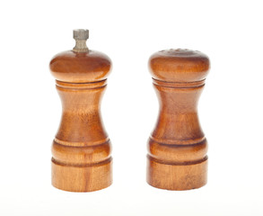 Salt and pepper wooden shaker