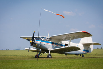 Historical airplane Antonov An-2 from Russia