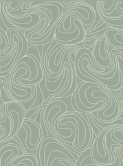 seamless background from  whirling waves in retro style