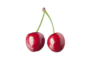 Tween cherries on white