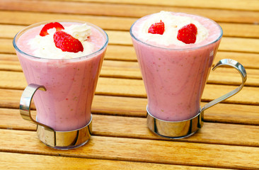 Erdbeershake für zwei