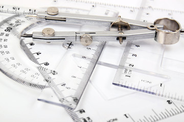 compass and set of rulers