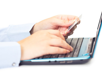 Online payment by credit card