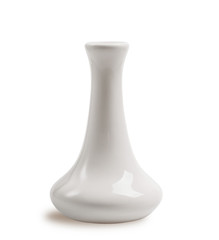White vase, isolated on white