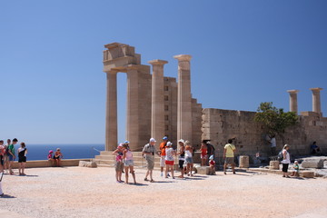 old greek castle on Rodos Island