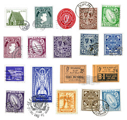 Briefmarken und Poststempel aus Irland
