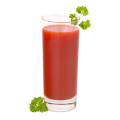 tomato juice glass