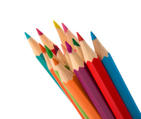 Colouring crayon pencils