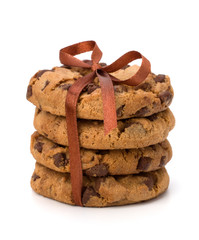 Festive wrapped chocolate pastry cookies