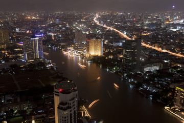 Bangkok city at twilight © anekoho