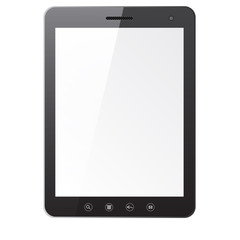 Tablet PC computer with blank screen