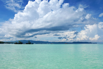 Tropical beach in Boracay