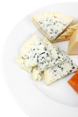 french delicatessen aged cheeses chops