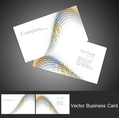 abstract colorful business card set vector