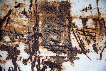 Iron weathering  wall