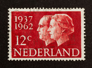 HOLLAND - CIRCA 1960: Stamp printed in the Netherlands