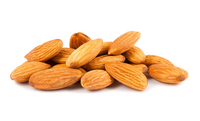 Heap of almond nuts