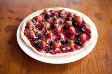 fresh strawberry pie
