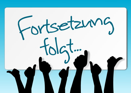 Plakat Fortsetzung folgt