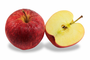 Fresh apples close up