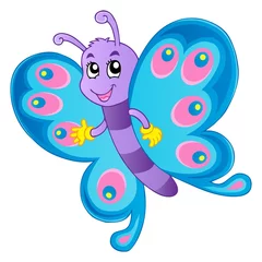 Stickers pour porte Pour enfants Butterfly theme image 1