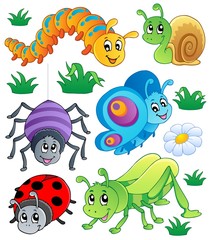 Fototapeta premium Cute bugs collection 1