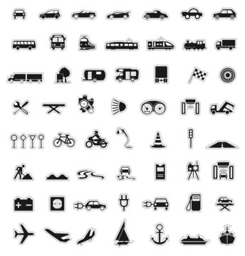 Iconset Traffic - 3d stickers