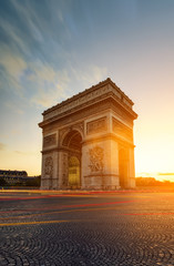 Naklejka premium Arc de Triomphe Paris France