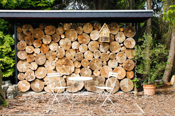 Sitzecke im Garten