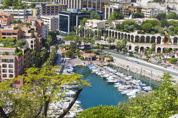 Fontvieille - new district of Monaco