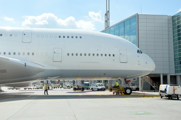 Airbus A380 - obrazy, fototapety, plakaty