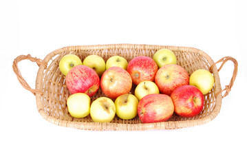 Apples in basket
