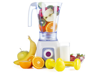 Blender isolated on white background