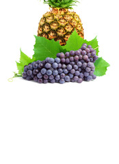 Colorful healthy fresh fruit. Shot in a studio