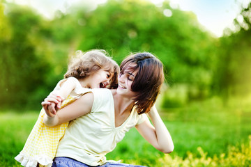 mother and daughter