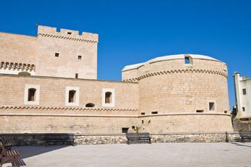 De Monti Castle of Corigliano d'Otranto. Puglia. Italy.