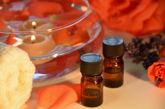 aromatherapy with rose