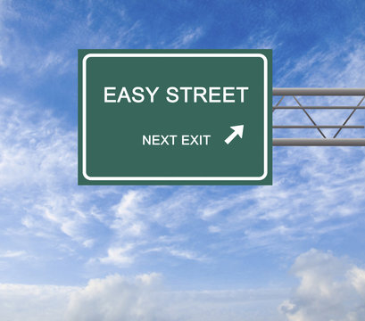 Road Sign To Easy Street