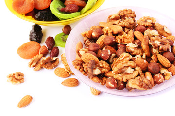Dried fruits and nuts