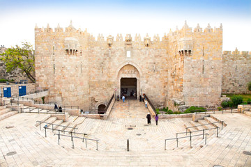 Naklejka premium Damascus gate, Jerusalem, Israel