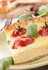 tomato quiche