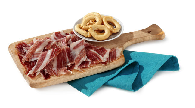 Iberian ham Tapa