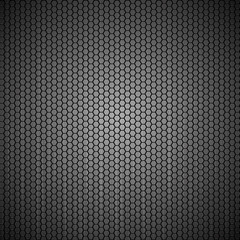 Metallic background with hexagon grid texture - eps8